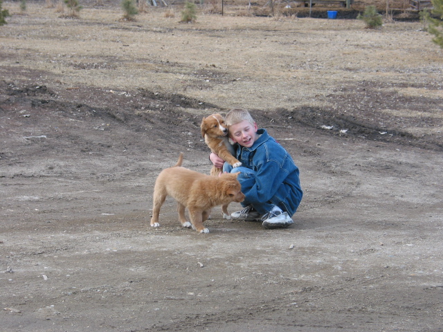 Lucky gives kisses!